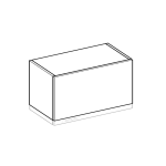 Paris wall unit WO6SLIM 6/50 (HOOD CABINET) - Image 2